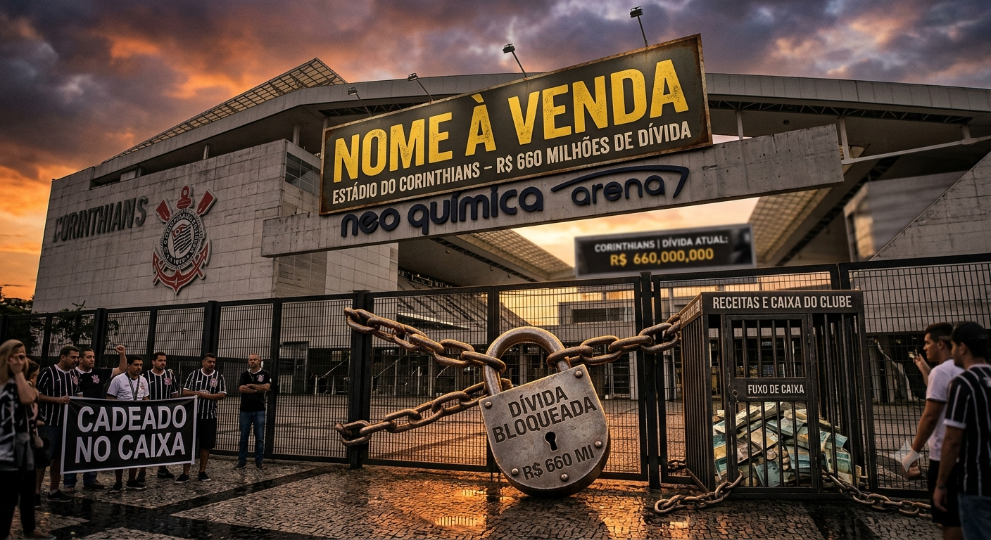 A Dívida de R$ 660 Milhões que Está Fazendo o Corinthians Cogitar Vender até o Nome do Próprio Estádio