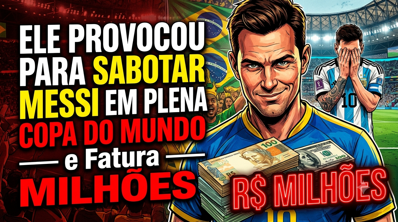 ELE "LATIU" PRA SABOTAR MESSI EM PLENA COPA DO MUNDO — e Fatura MILHÕES Fazendo Esse Tipo de Loucura