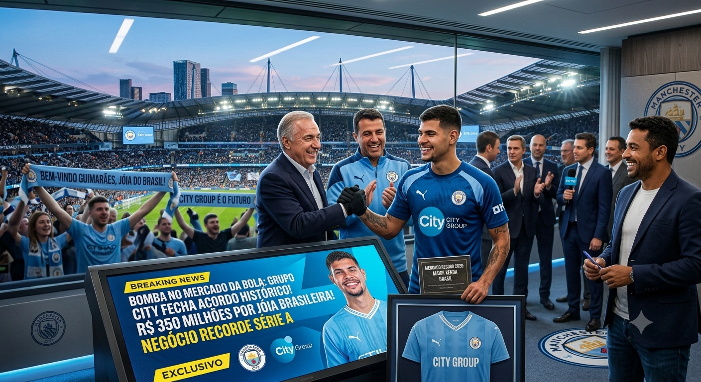 BOMBA NO FUTEBOL BRASILEIRO: Grupo City Prepara Oferta Recorde de R$ 350 Milhões Por Jóia de Gigante da Série A e Provoca Terremoto nos Bastidores do Mercado